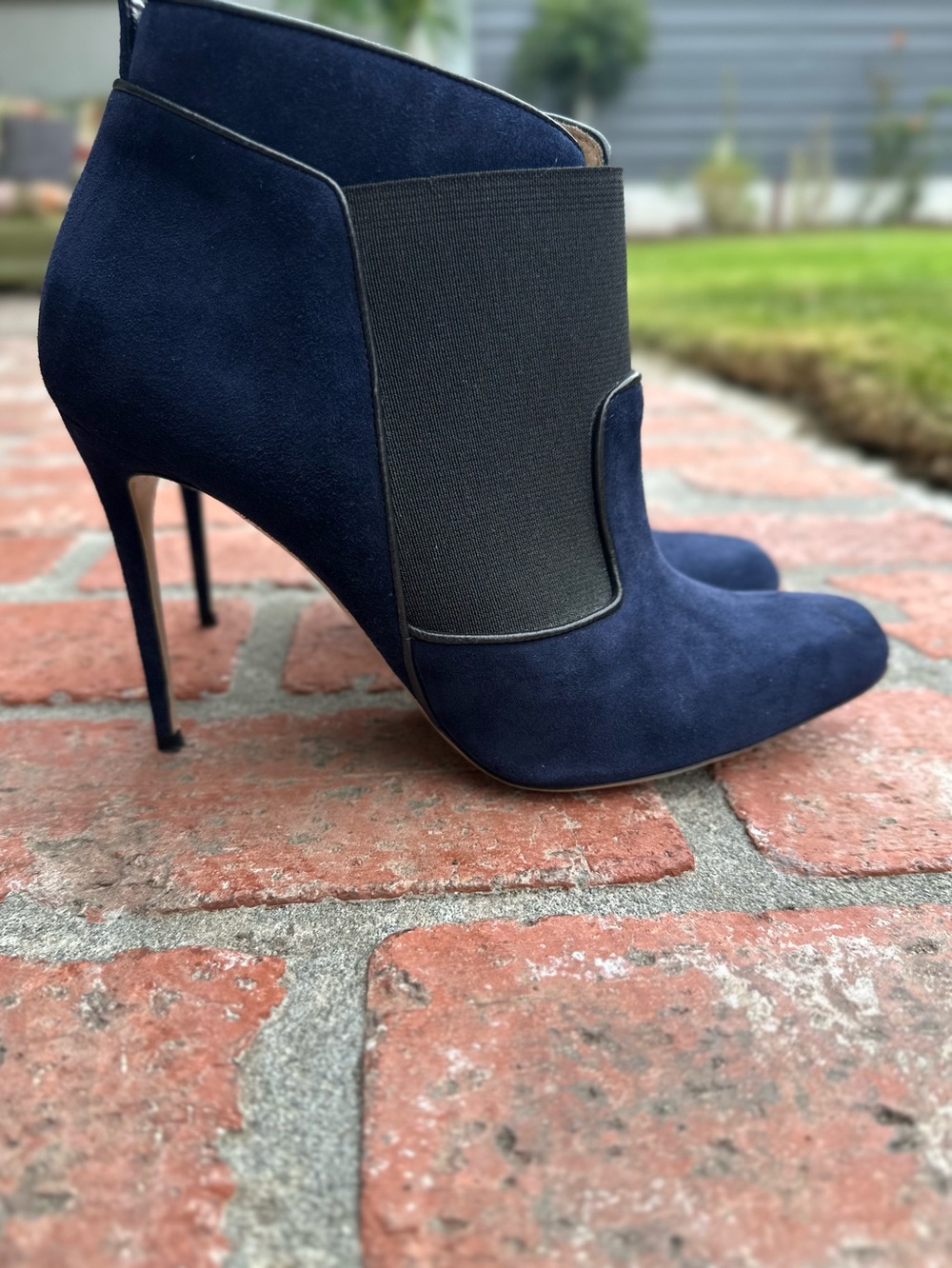 Costume National Boots Black  4 Inches Size‎ 35 made in Italy $375